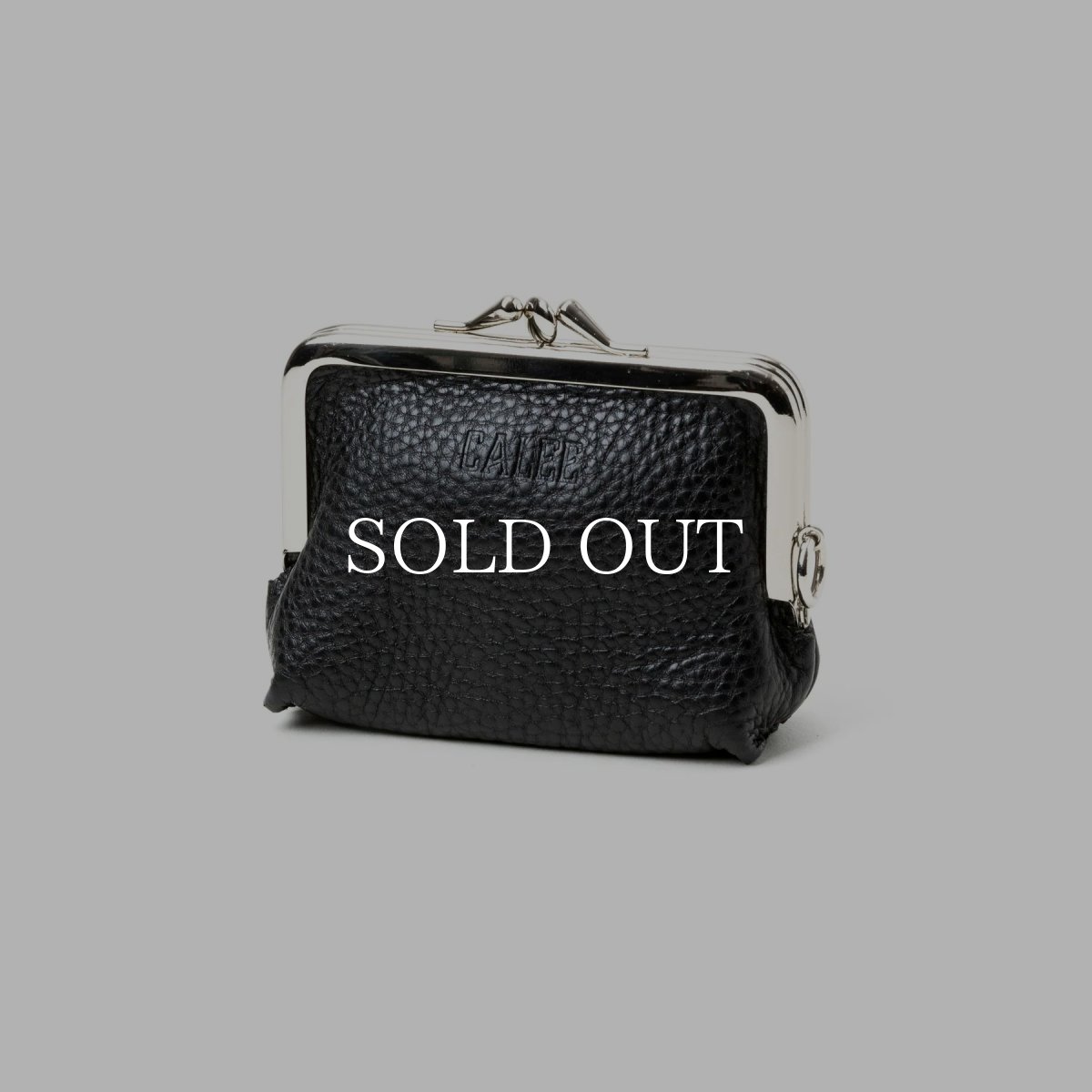 画像2: CALEE  STUDS LEATHER INTERNAL FLEX FRAME TYPE 2WAY MULTI WALLET (2)