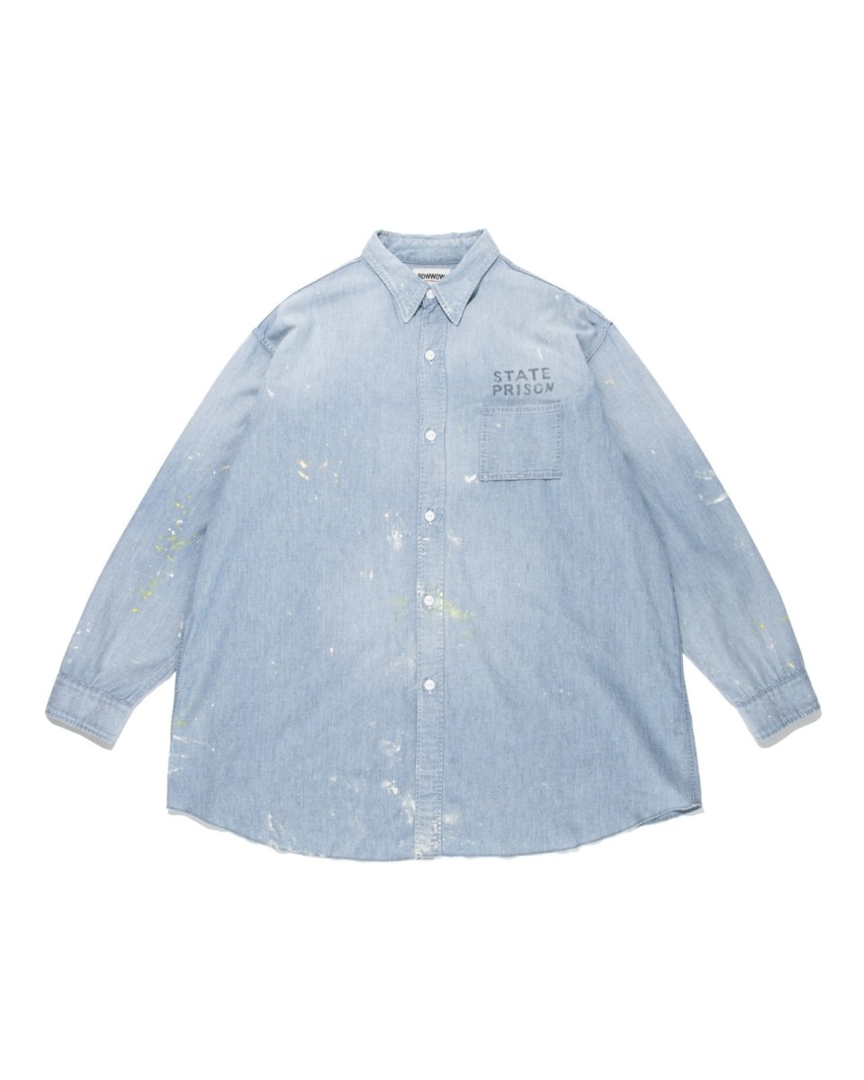 画像1: BOW WOW  STATE PRISON CHAMBRAY SHIRTS (1)