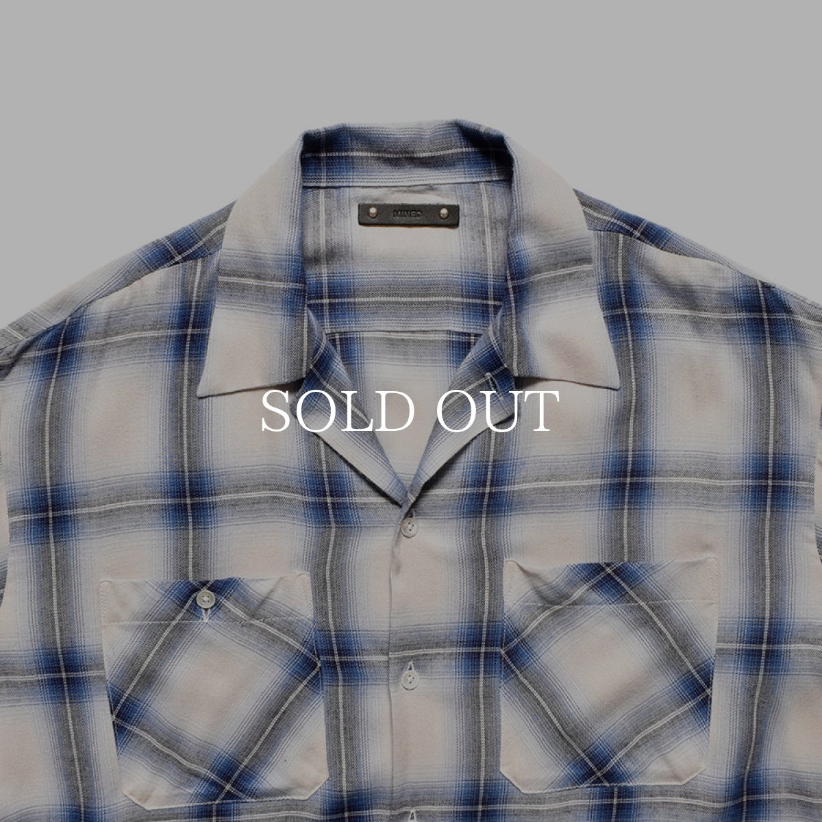 画像8: MINEDENIM  R.Ombre Open Collar SH (8)