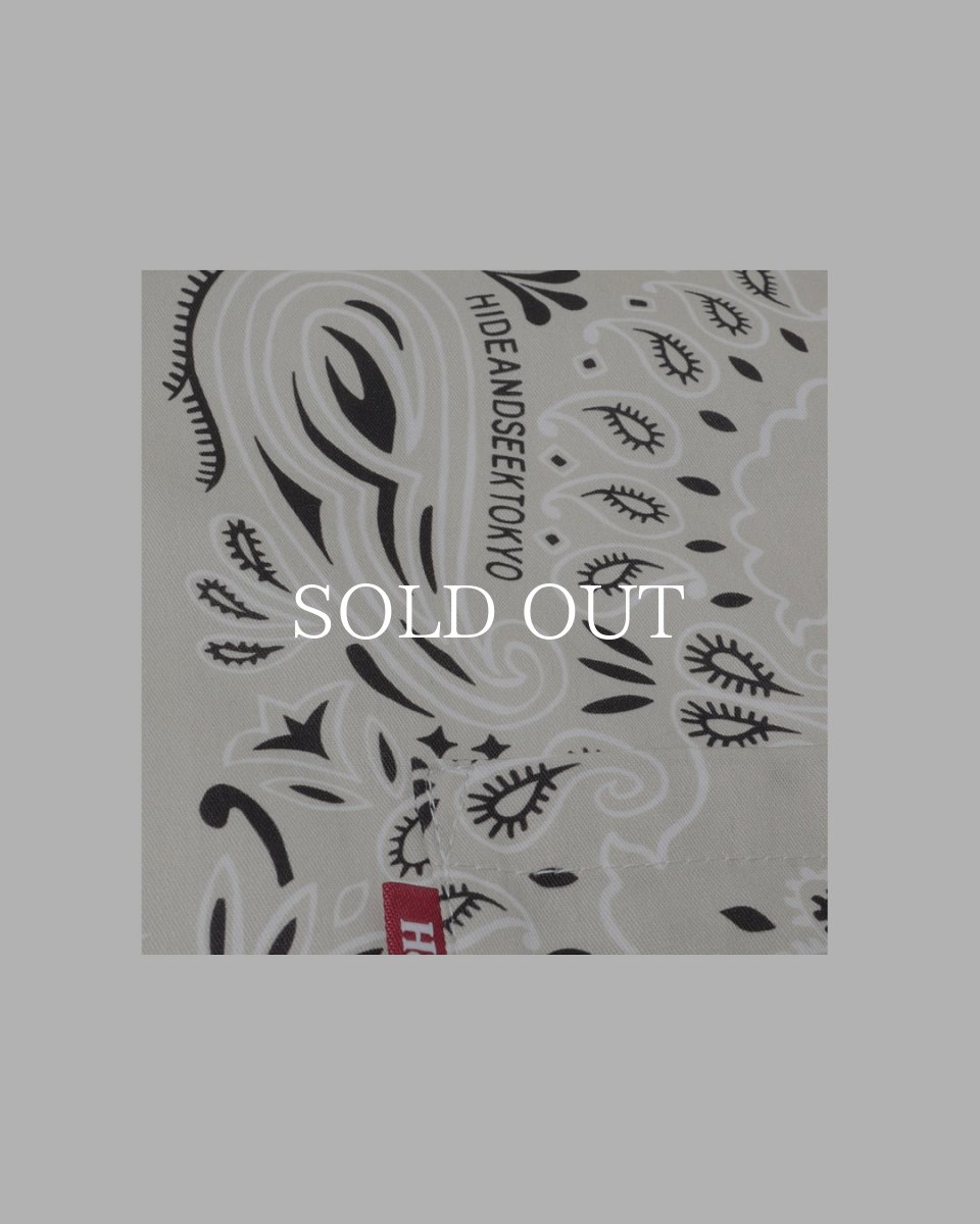 画像3: HideandSeek  Bandana Pattern L/S Shirt (3)