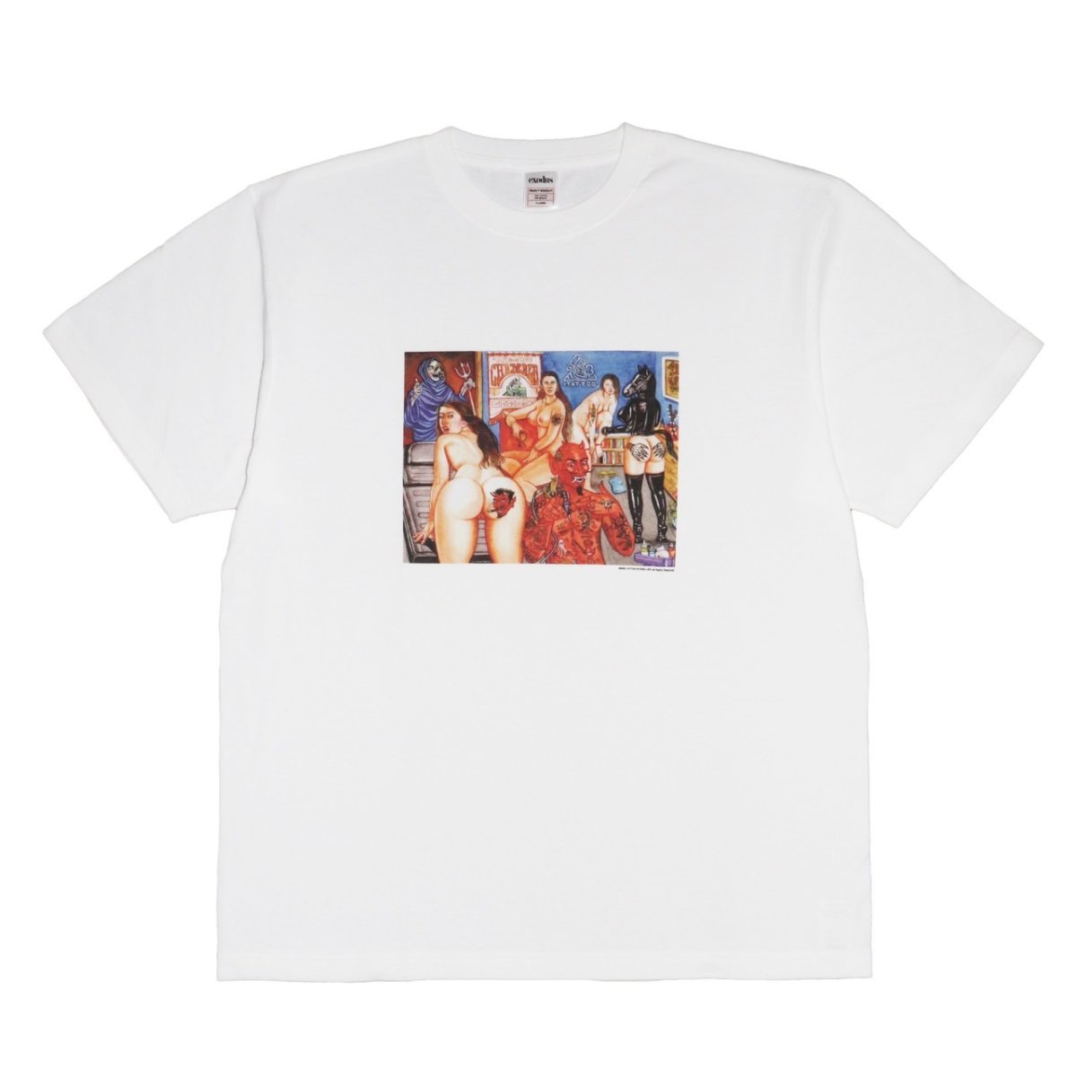 画像1: exodus  TATTOO STUDIO LIFE T SHIRT TYPE-1 (1)