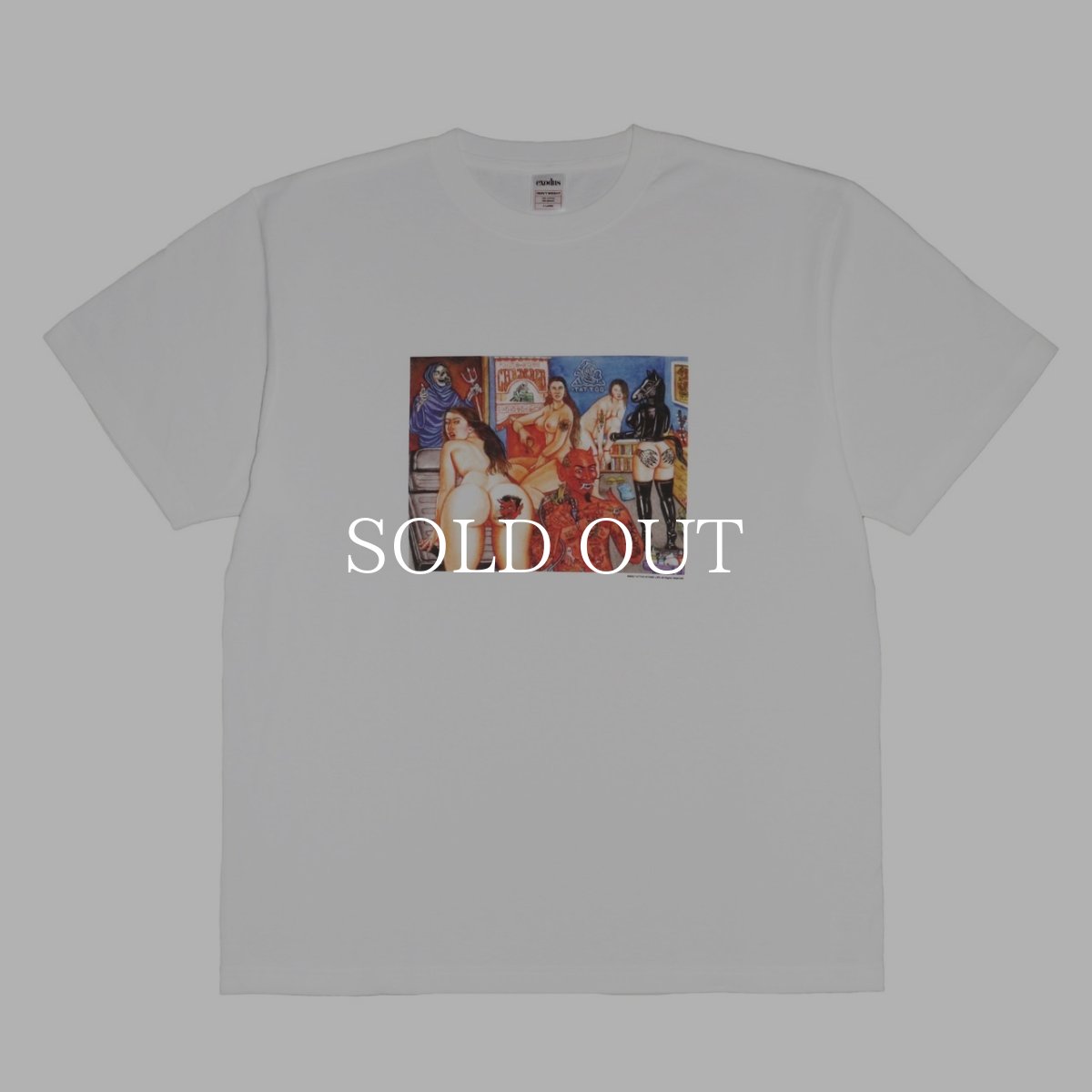 画像1: exodus  TATTOO STUDIO LIFE T SHIRT TYPE-1 (1)