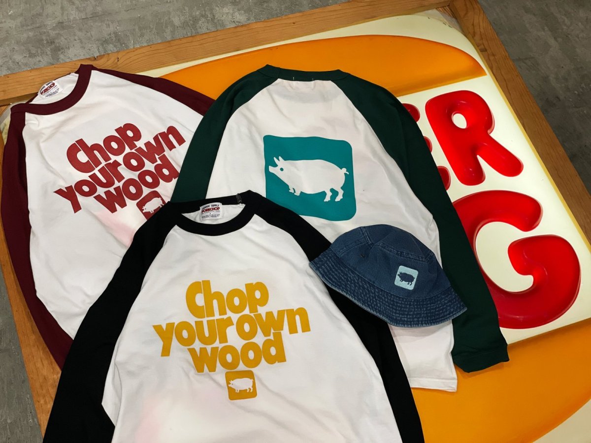 画像13: PORKCHOP GARAGE SUPPLY  CYOW RAGLAN L/S TEE (13)