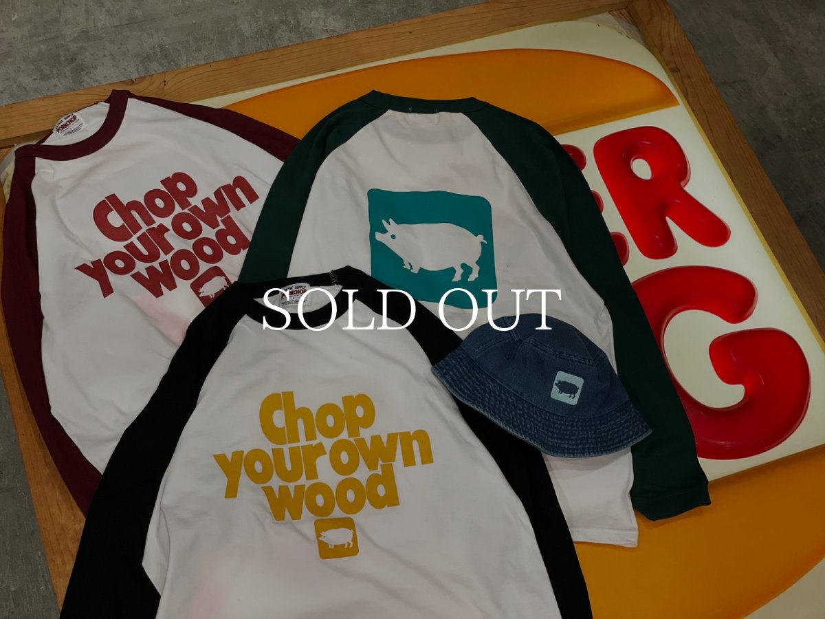 画像13: PORKCHOP GARAGE SUPPLY  CYOW RAGLAN L/S TEE (13)