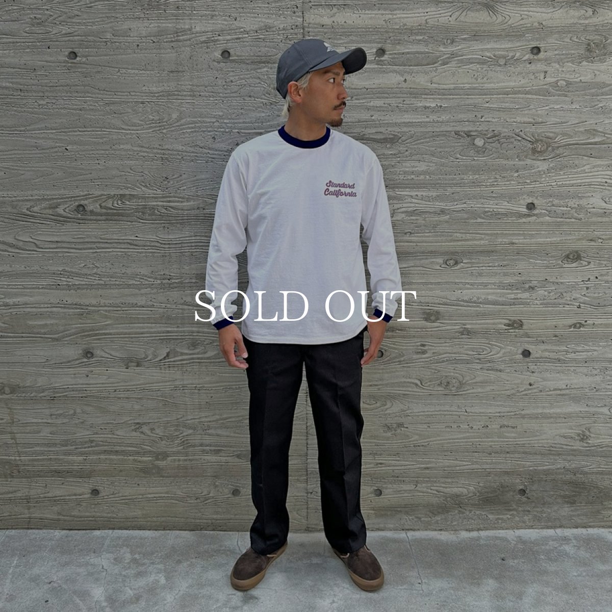 画像11: STANDARD CALIFORNIA  SD US Cotton Script Logo Ringer Long Sleeve T (11)