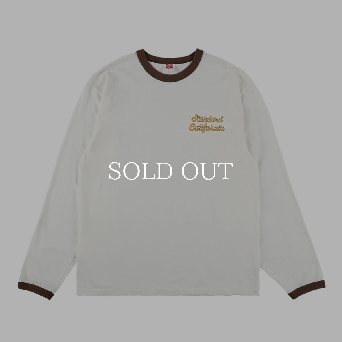 画像3: STANDARD CALIFORNIA  SD US Cotton Script Logo Ringer Long Sleeve T (3)
