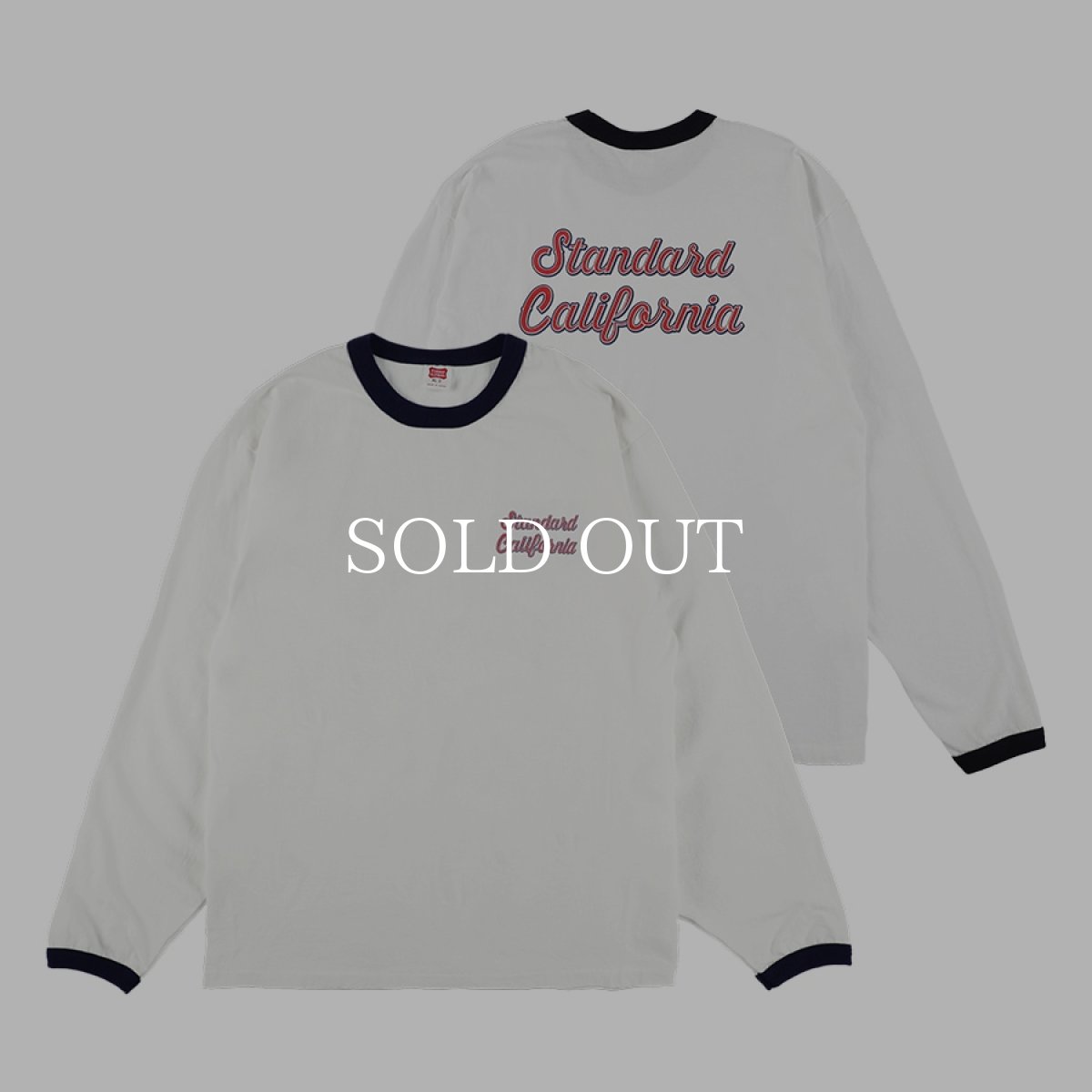 画像8: STANDARD CALIFORNIA  SD US Cotton Script Logo Ringer Long Sleeve T (8)