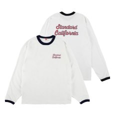 画像8: STANDARD CALIFORNIA  SD US Cotton Script Logo Ringer Long Sleeve T (8)