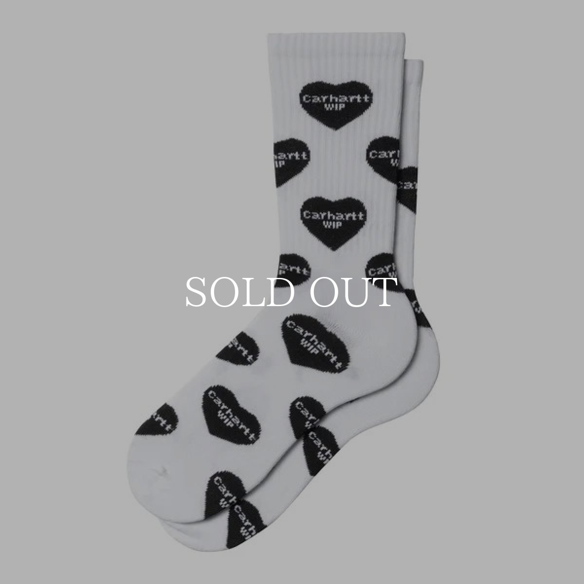 画像1: CARHARTT WIP  HEART LOGO SOCKS (1)