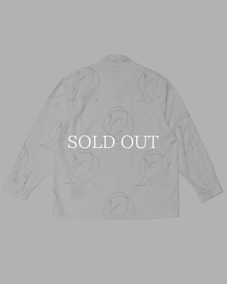 画像2: OLD JOE   OPEN COLLAR SHIRTS (Saul Steinberg) (2)