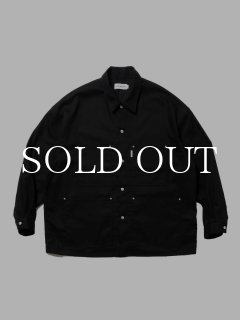 ジャケット・アウター cootie Abyss Dyed Duck Coverall COOTIE PRODUCTIONS/Abyss Dyed Duck Coverall（Black）［ダック