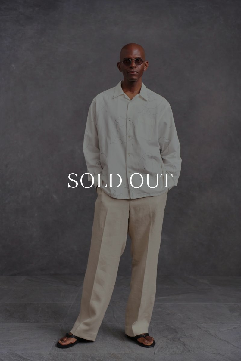 画像4: OLD JOE   OPEN COLLAR SHIRTS (Saul Steinberg) (4)