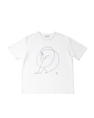 画像1: OLD JOE   CREW-NECK TEE (Saul Steinberg) (1)