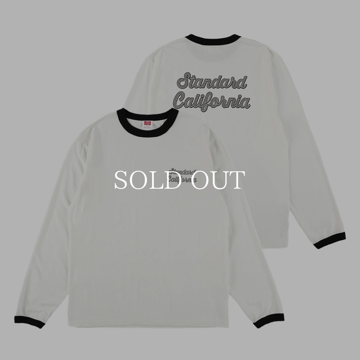画像7: STANDARD CALIFORNIA  SD US Cotton Script Logo Ringer Long Sleeve T (7)