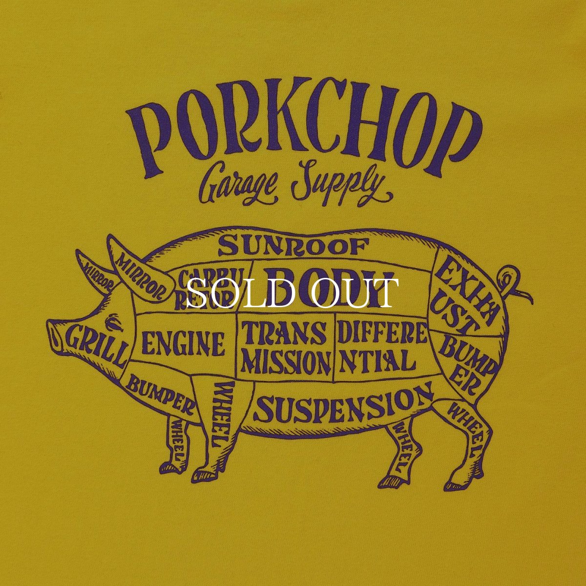 画像8: PORKCHOP GARAGE SUPPLY  PORK FRONT TEE for kids (8)