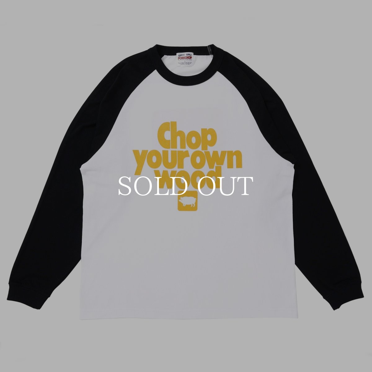 画像1: PORKCHOP GARAGE SUPPLY  CYOW RAGLAN L/S TEE (1)