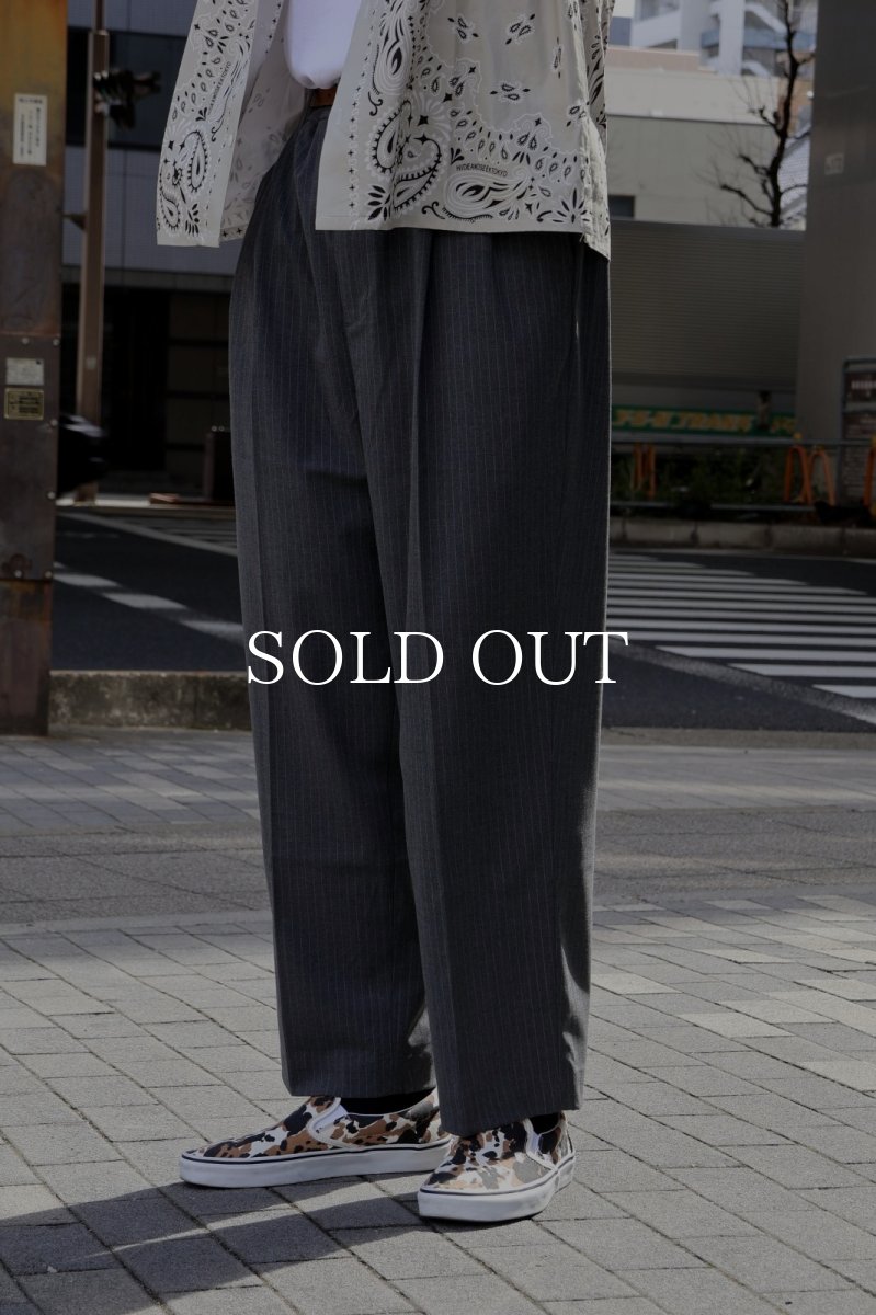 画像8: HideandSeek  Striped Pleated Trouser (8)