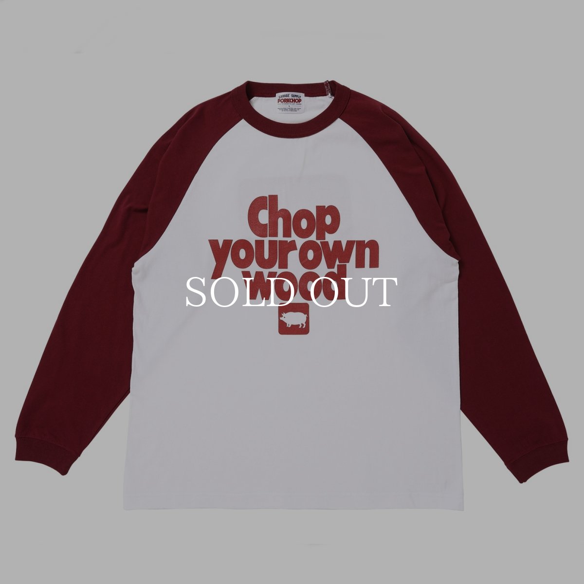 画像9: PORKCHOP GARAGE SUPPLY  CYOW RAGLAN L/S TEE (9)