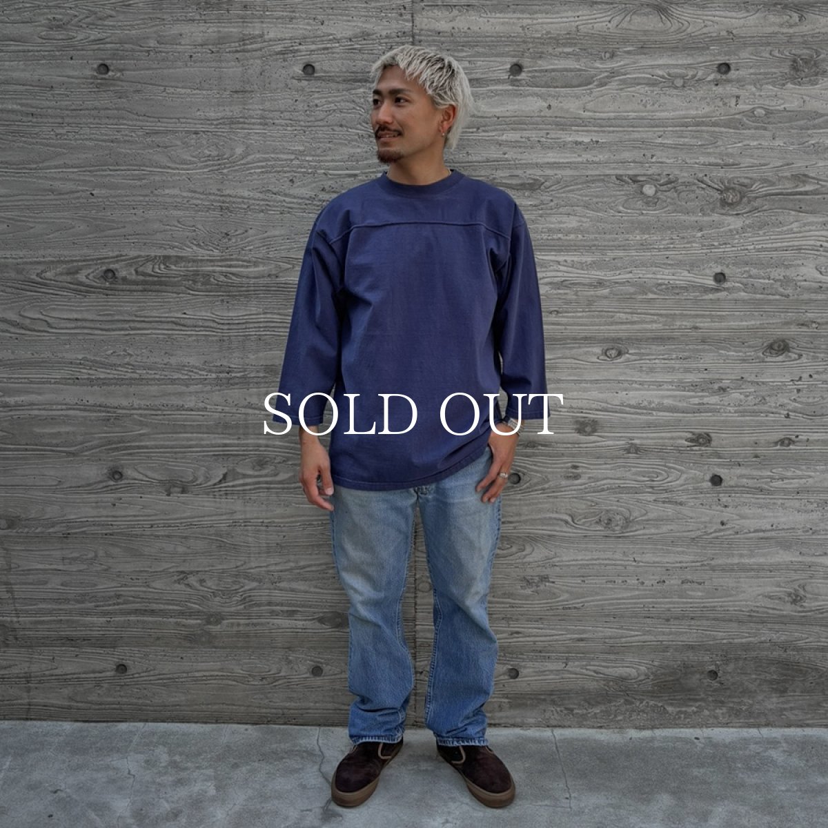 画像12: STANDARD CALIFORNIA  SD Heavyweight Football T Vintage Wash (12)