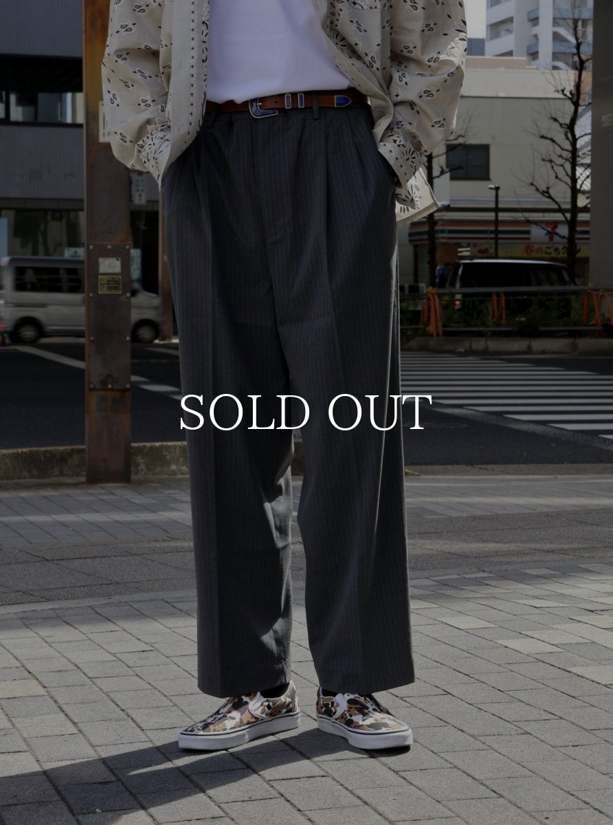 画像9: HideandSeek  Striped Pleated Trouser (9)