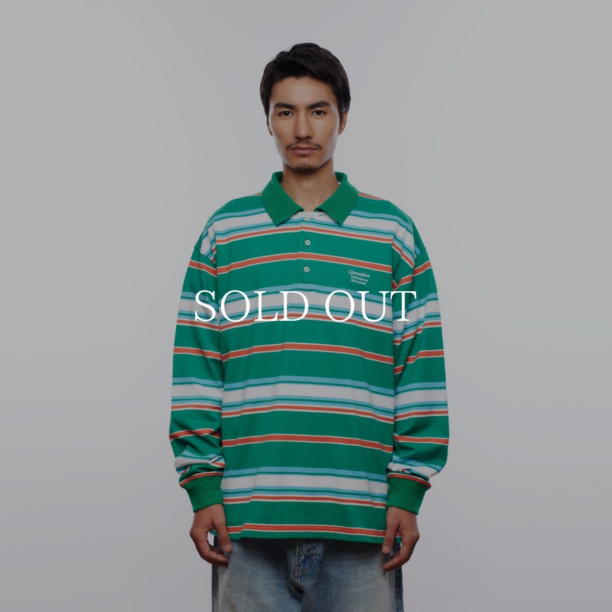 画像27: Liberaiders  MULTI STRIPE L/S POLO SHIRT (27)