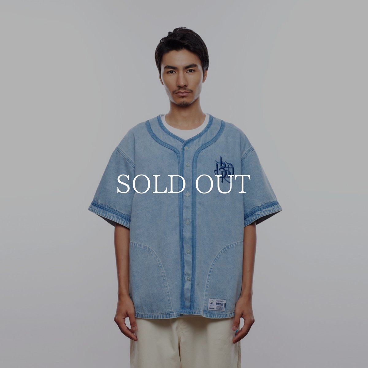 画像18: Liberaiders  DENIM BASEBALL SHIRT (18)