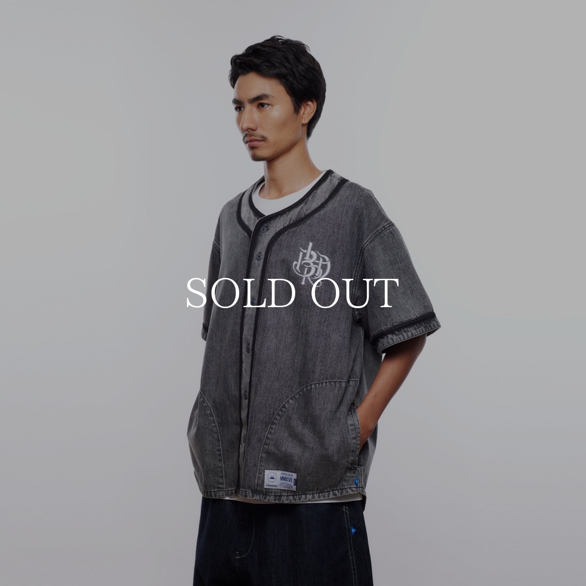 画像15: Liberaiders  DENIM BASEBALL SHIRT (15)