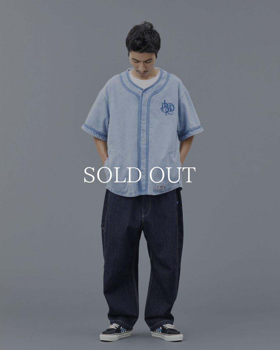 画像34: Liberaiders  DENIM BASEBALL SHIRT (34)