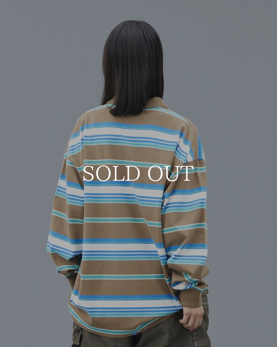 画像44: Liberaiders  MULTI STRIPE L/S POLO SHIRT (44)