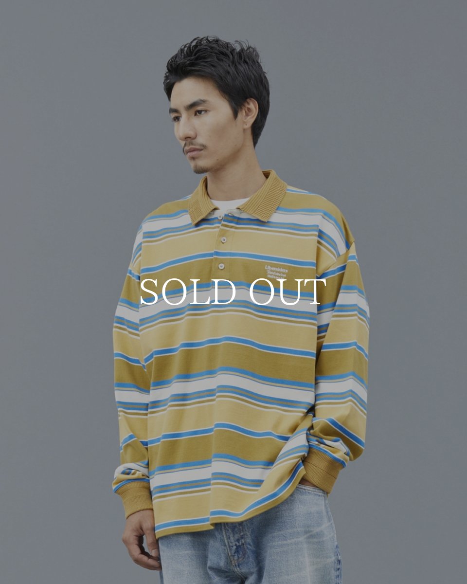 画像32: Liberaiders  MULTI STRIPE L/S POLO SHIRT (32)