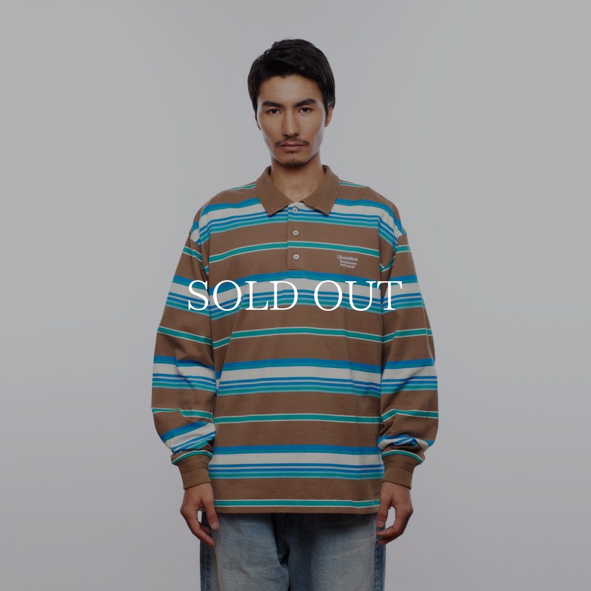 画像25: Liberaiders  MULTI STRIPE L/S POLO SHIRT (25)