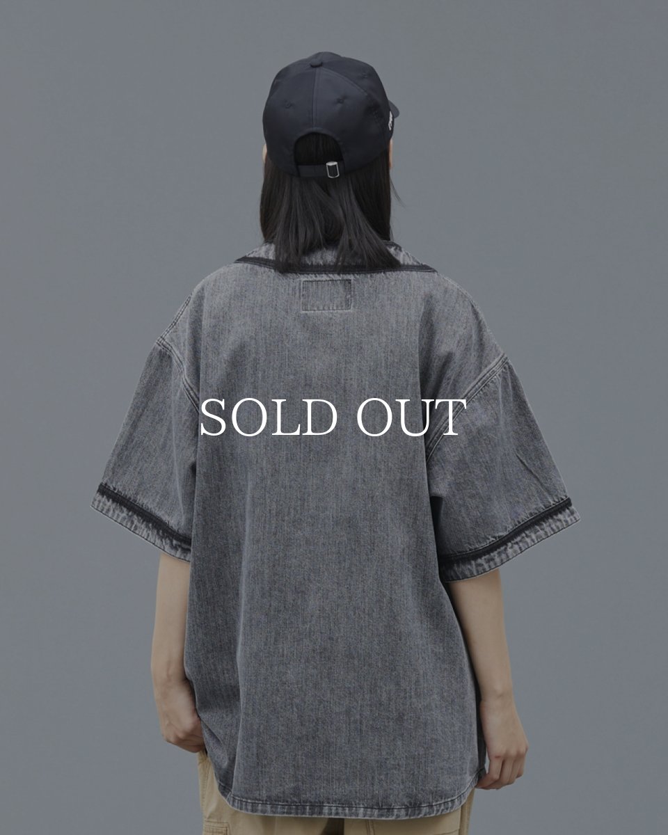 画像28: Liberaiders  DENIM BASEBALL SHIRT (28)