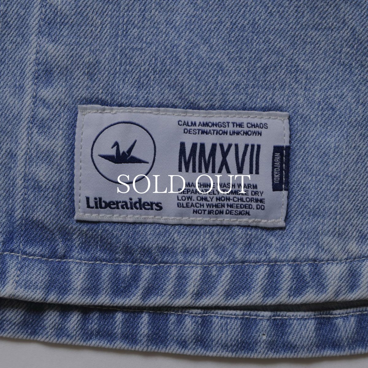 画像13: Liberaiders  DENIM BASEBALL SHIRT (13)