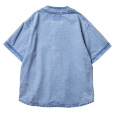 画像9: Liberaiders  DENIM BASEBALL SHIRT (9)