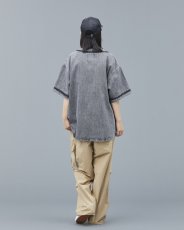 画像27: Liberaiders  DENIM BASEBALL SHIRT (27)