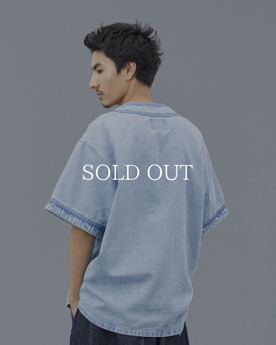 画像36: Liberaiders  DENIM BASEBALL SHIRT (36)