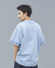 画像36: Liberaiders  DENIM BASEBALL SHIRT (36)