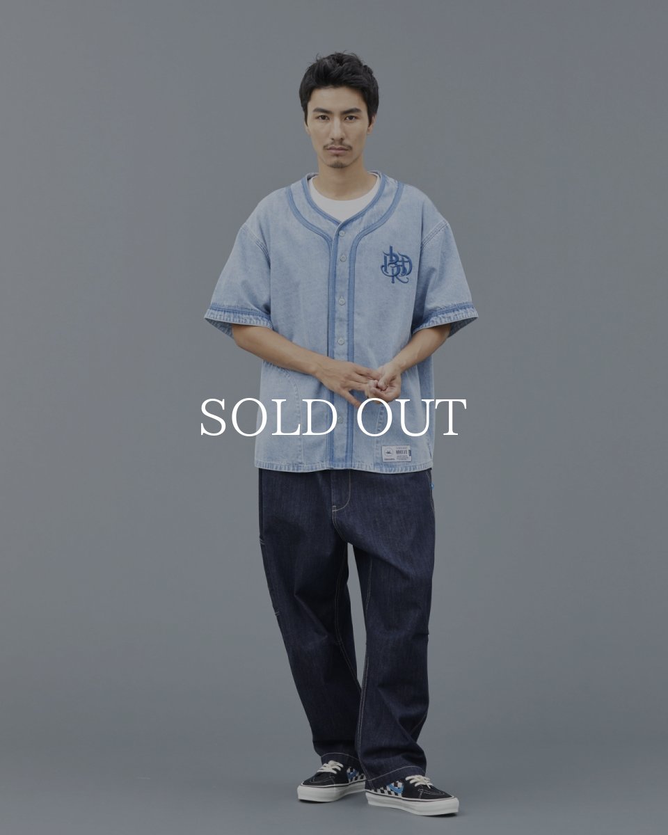 画像32: Liberaiders  DENIM BASEBALL SHIRT (32)