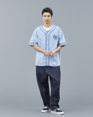画像32: Liberaiders  DENIM BASEBALL SHIRT (32)