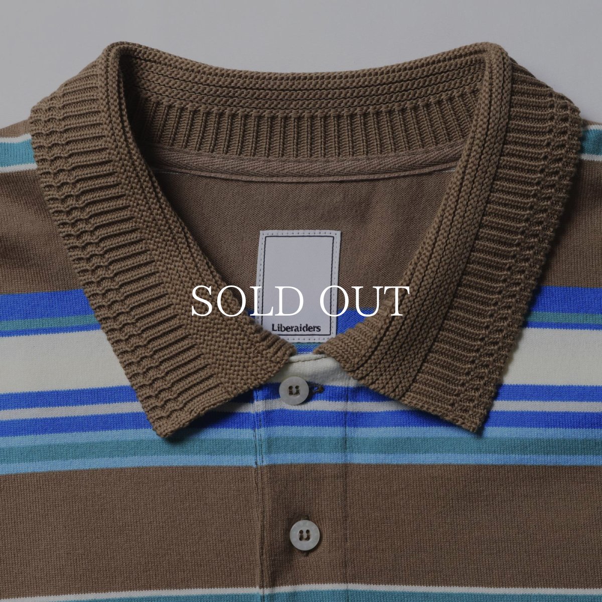 画像13: Liberaiders  MULTI STRIPE L/S POLO SHIRT (13)