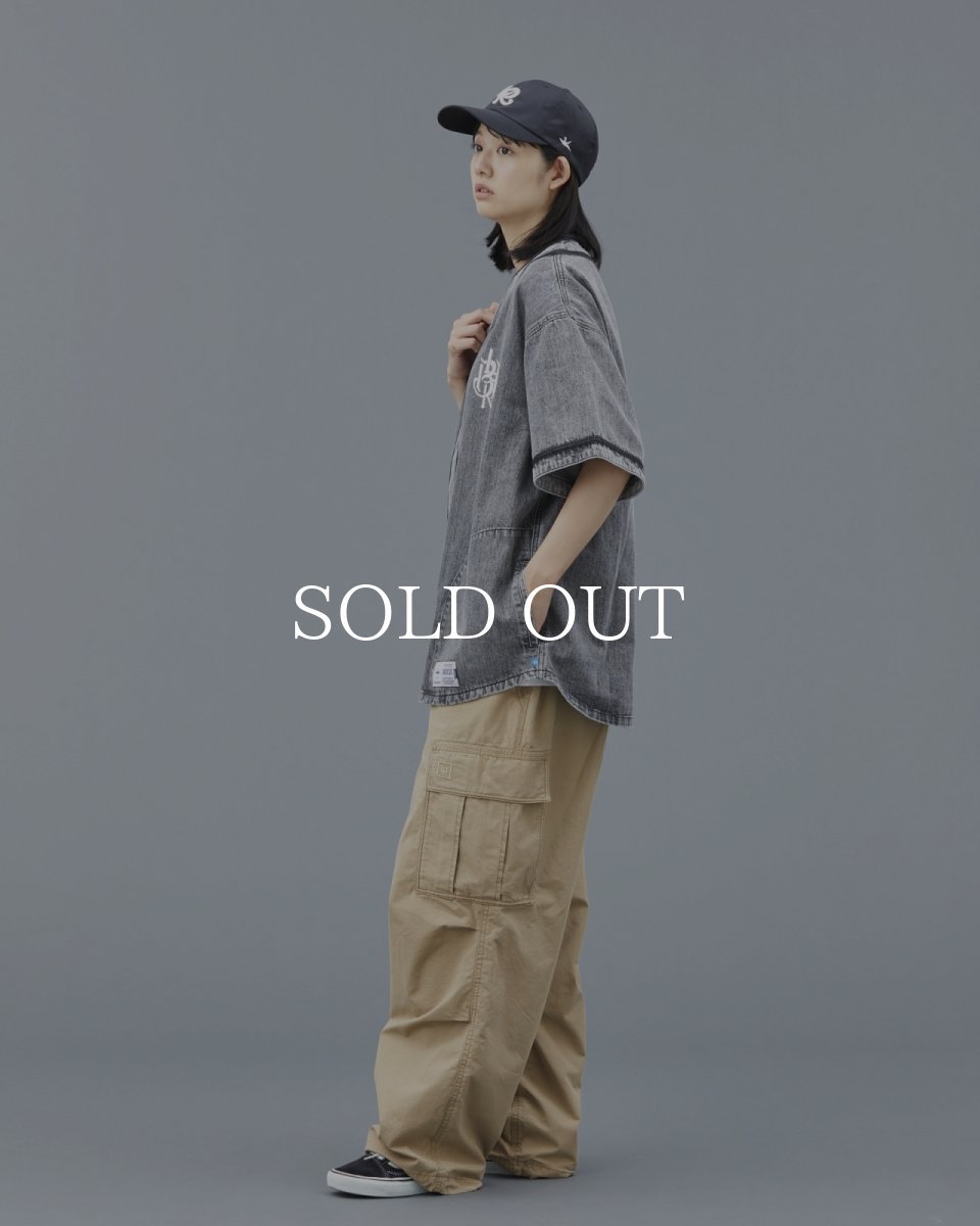 画像26: Liberaiders  DENIM BASEBALL SHIRT (26)