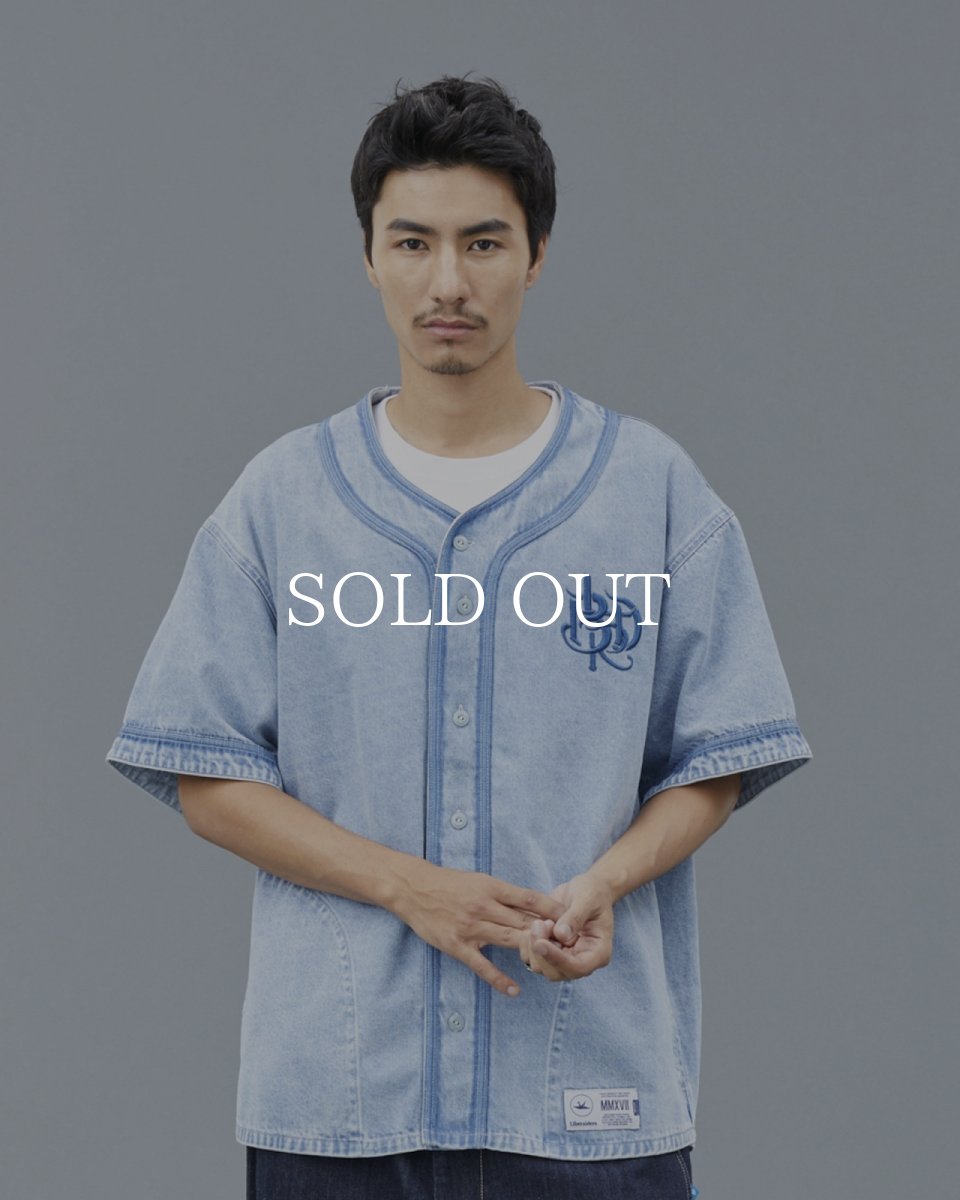 画像33: Liberaiders  DENIM BASEBALL SHIRT (33)