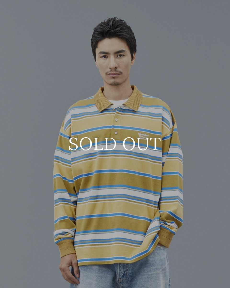 画像30: Liberaiders  MULTI STRIPE L/S POLO SHIRT (30)