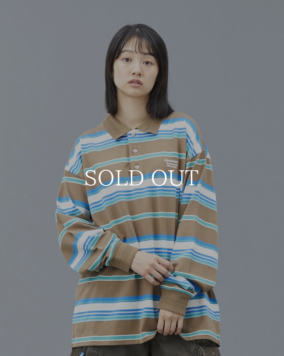 画像46: Liberaiders  MULTI STRIPE L/S POLO SHIRT (46)
