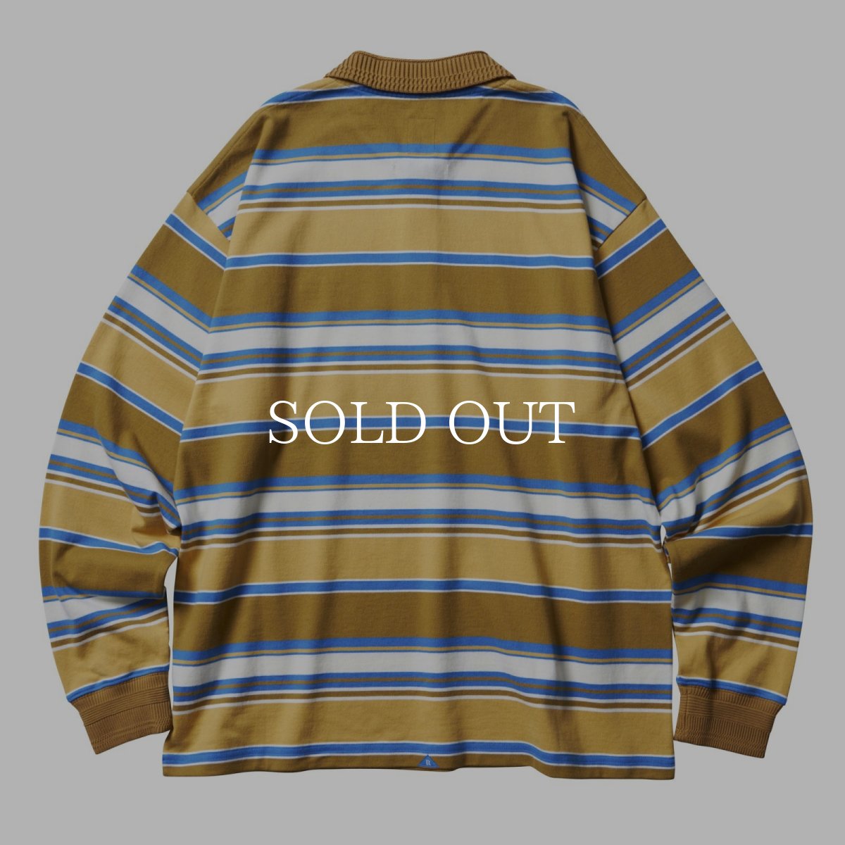 画像2: Liberaiders  MULTI STRIPE L/S POLO SHIRT (2)