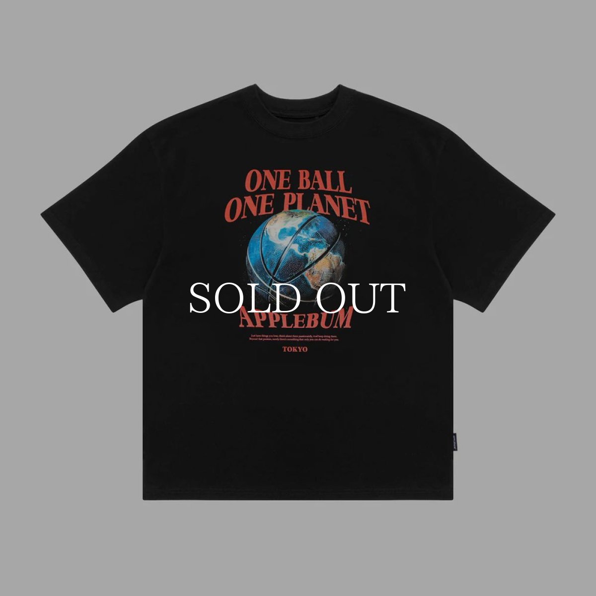 画像1: APPLEBUM  “One Ball, One Planet” T-shirt 12oz (1)