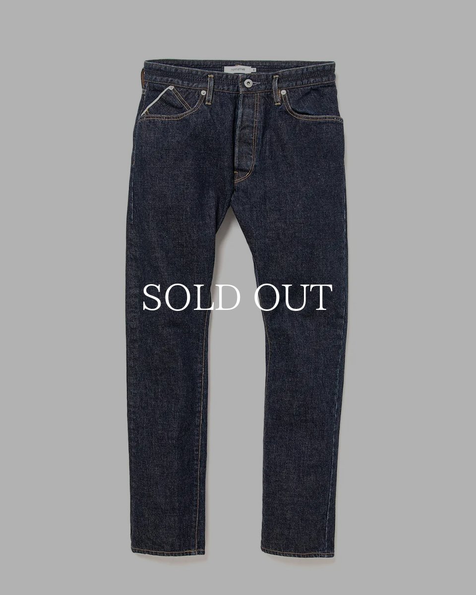 画像1: nonnative  DWELLER 5P JEANS 01 COTTON 13.5oz SELVEDGE DENIM RW (1)
