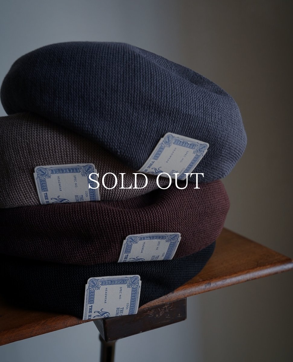 画像27: THE H.W.DOG&CO. 【再入荷】 COTTON BIG BERET (27)