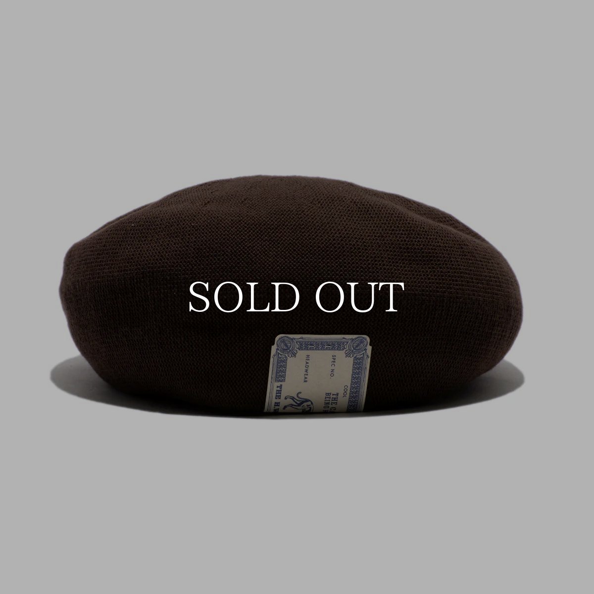 画像21: THE H.W.DOG&CO. 【再入荷】 COTTON BIG BERET (21)