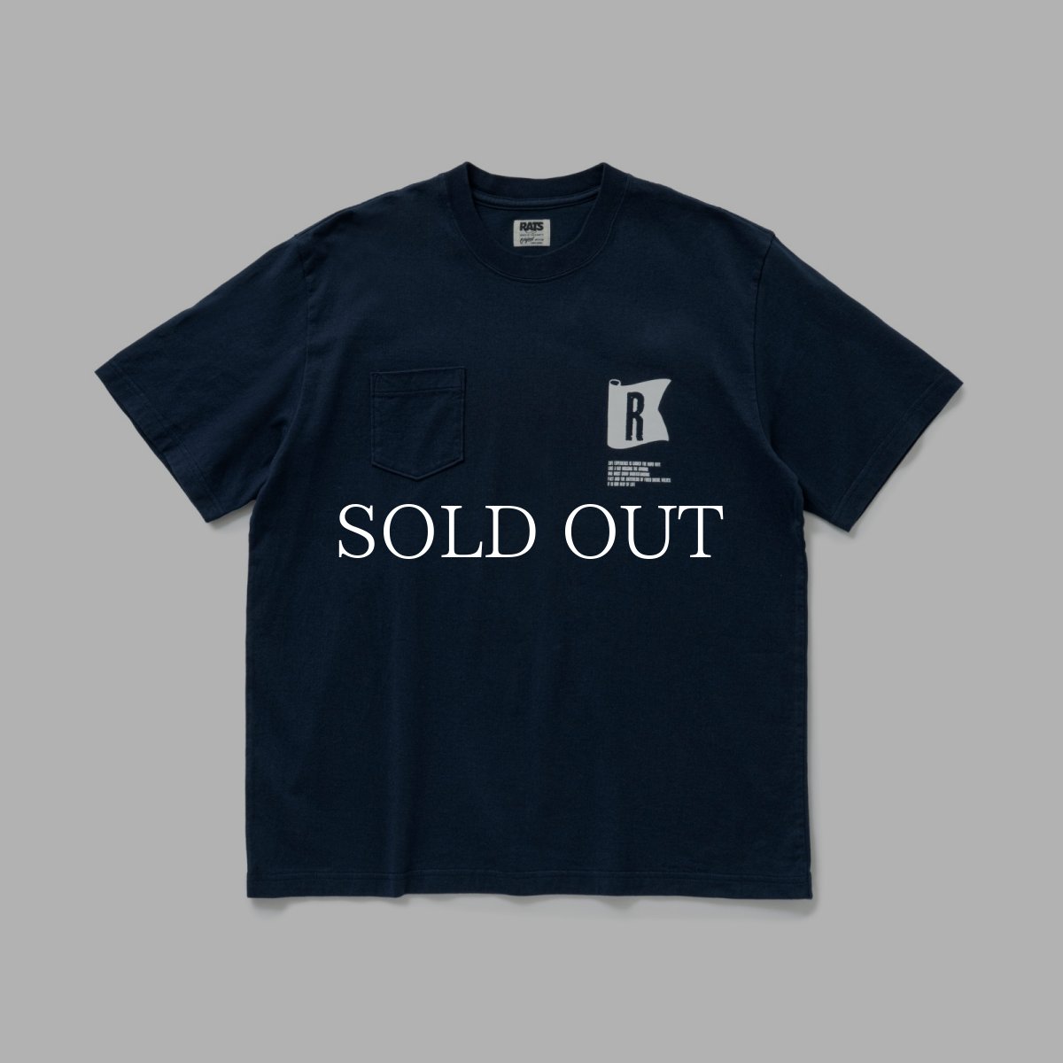画像8: RATS  FLAG POCKET TEE (8)